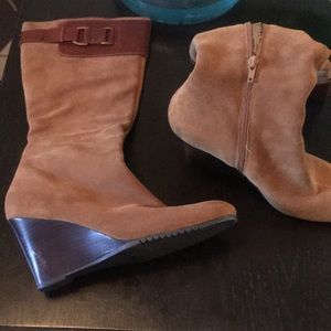 Aerosoles Suede Boots sz 10